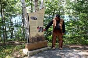 Learn about the history of Goat island from Eskasoni Cultural Journeys